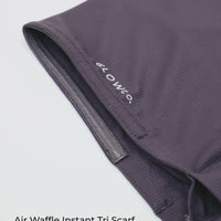 Air Waffle Instant Tri Scarf (With Inner) in Storm Grey