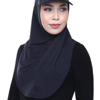 Sports Hijabs Adlina Anis Aqua Sol Ninja Cap in Black