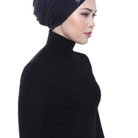 Swim Adlina Anis Aqua Sol Swim Turban in Black