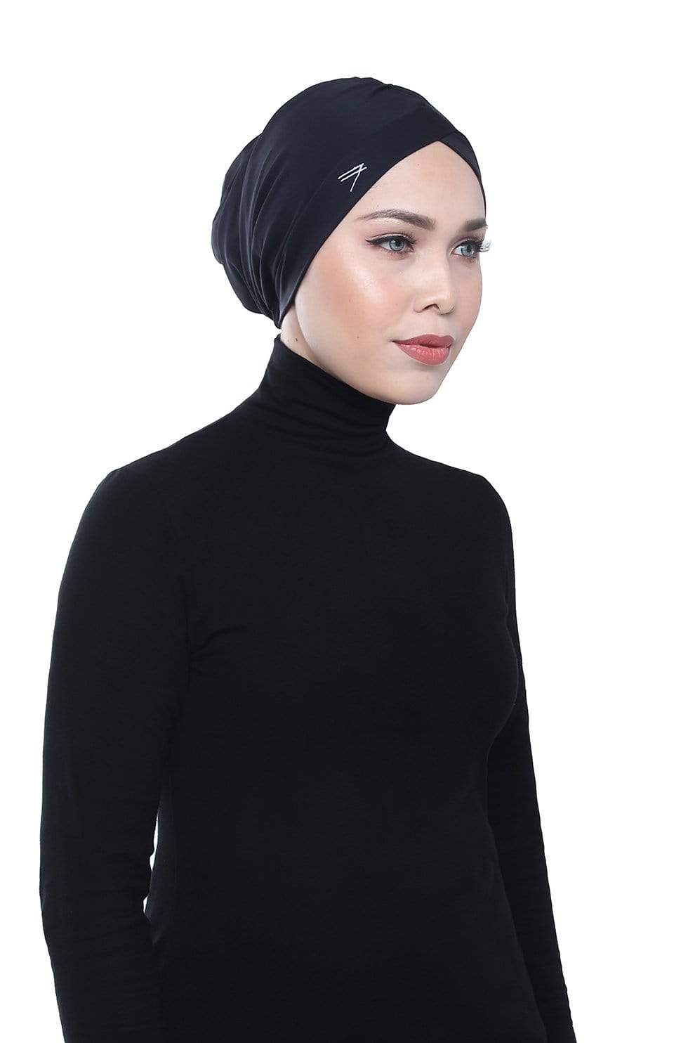 Swim Adlina Anis Aqua Sol Swim Turban in Black