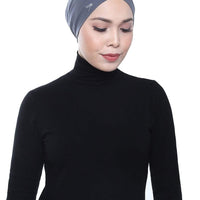Aqua Sol Swim Turban in Grey