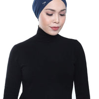 Aqua Sol Swim Turban in Navy
