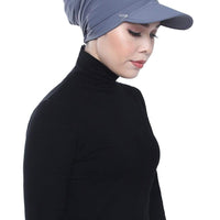 Aqua Sol Turban Cap in Grey