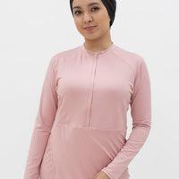 Sports Tops GLOWco Exclusive Criss Cross Top in Blush Pink