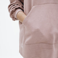 Tops GLOWco Exclusive Oversized Hoodie in Rosy Brown