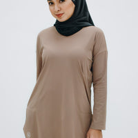 Tops GLOWco Exclusive Seriously Smooth Top in Mocha