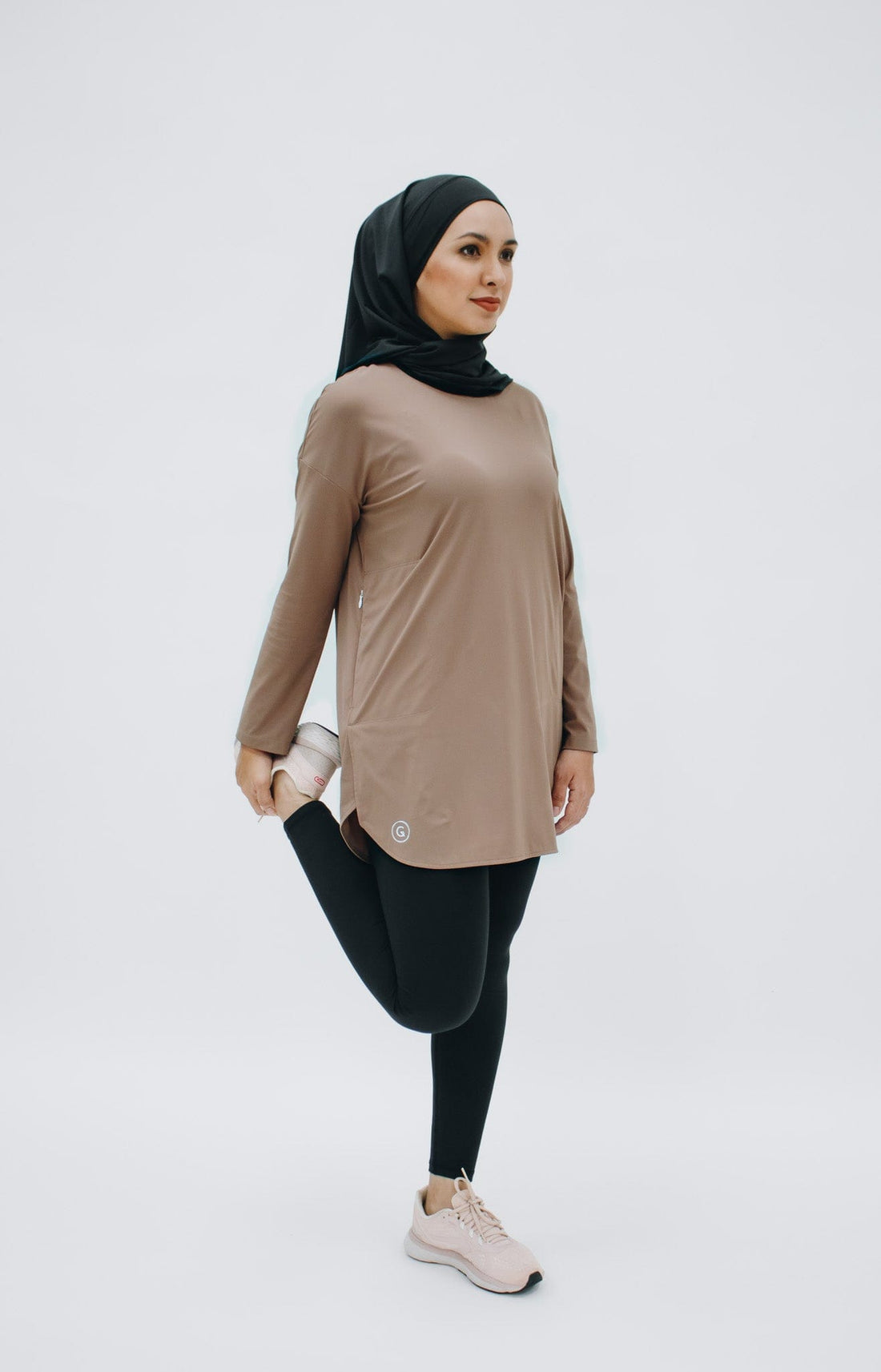 Tops GLOWco Exclusive Seriously Smooth Top in Mocha