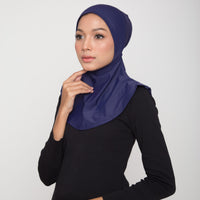 Swim Matsalleh Design Swim Hijab in Navy Blue