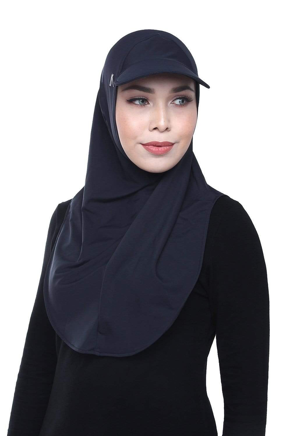 Sports Hijabs Adlina Anis Aqua Sol Ninja Cap