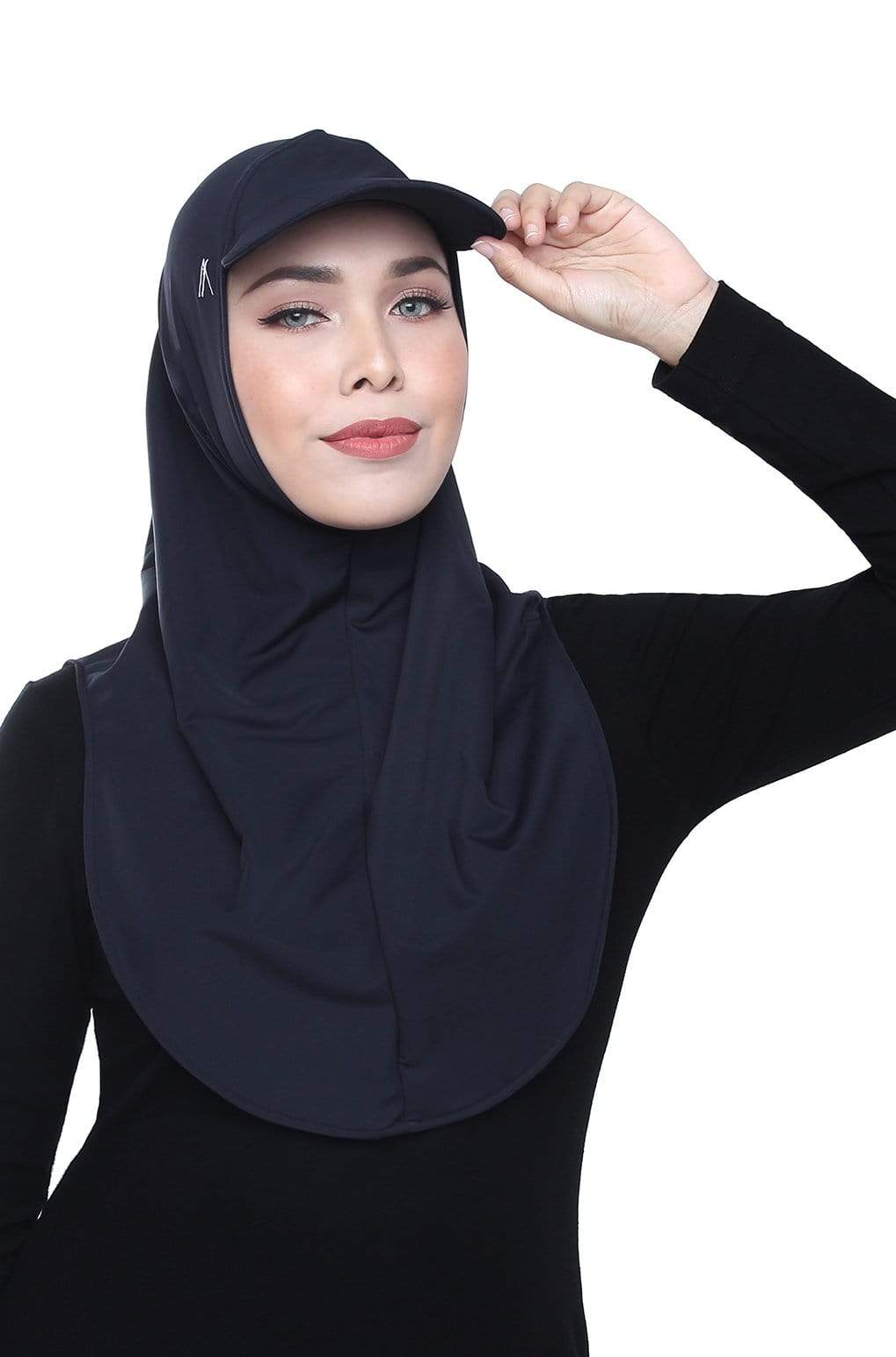 Sports Hijabs Adlina Anis Aqua Sol Ninja Cap