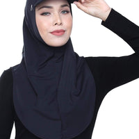 Sports Hijabs Adlina Anis Aqua Sol Ninja Cap