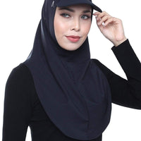 Sports Hijabs Adlina Anis Aqua Sol Ninja Cap