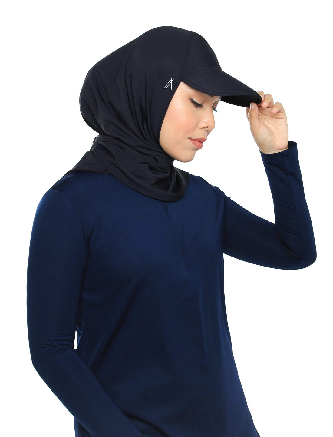 Sports Hijabs Adlina Anis Aqua Sol Tri Cap