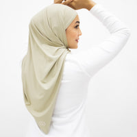 Sports Hijabs GLOWco Exclusive Air Mesh Instant Tri Scarf (With Inner)