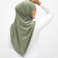 Sports Hijabs GLOWco Exclusive Air Mesh Instant Tri Scarf (With Inner)