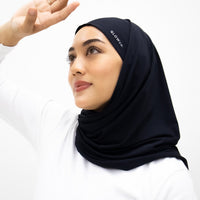 Sports Hijabs GLOWco Exclusive Air Mesh Instant Tri Scarf (With Inner)