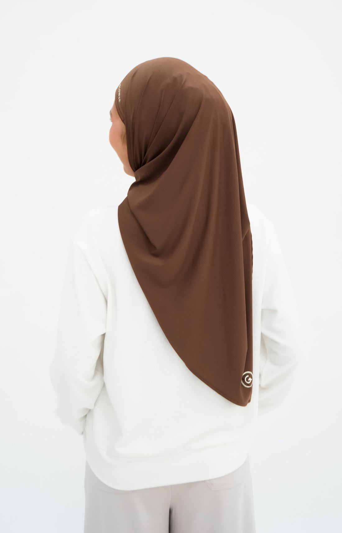 Sports Hijabs GLOWco Exclusive Air Mesh Instant Tri Scarf (With Inner)
