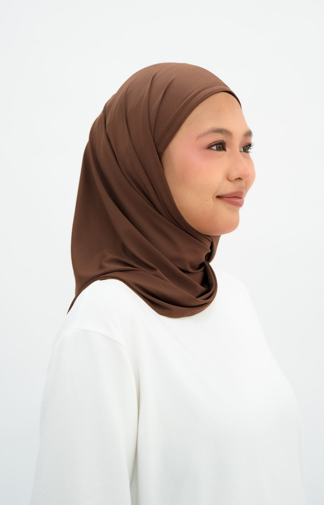 Sports Hijabs GLOWco Exclusive Air Mesh Instant Tri Scarf (With Inner)