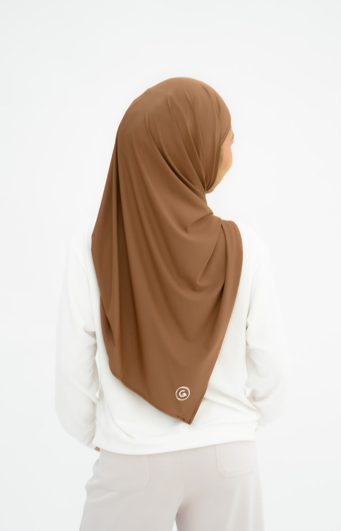 Sports Hijabs GLOWco Exclusive Air Mesh Instant Tri Scarf (With Inner)