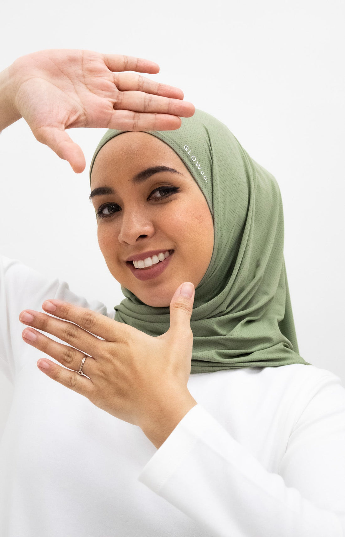 Sports Hijabs GLOWco Exclusive Air Mesh Tri Scarf
