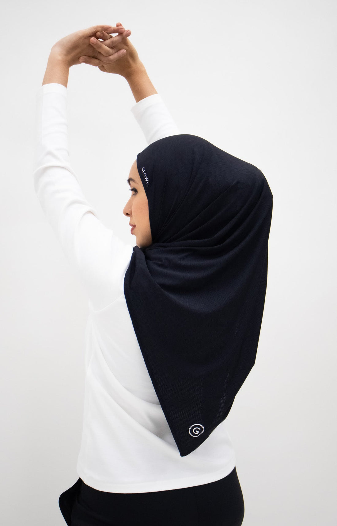 Sports Hijabs GLOWco Exclusive Air Mesh Tri Scarf