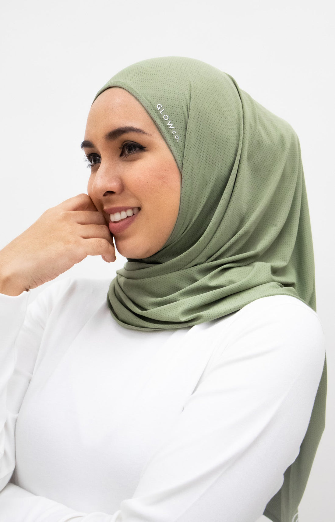 Sports Hijabs GLOWco Exclusive Air Mesh Tri Scarf