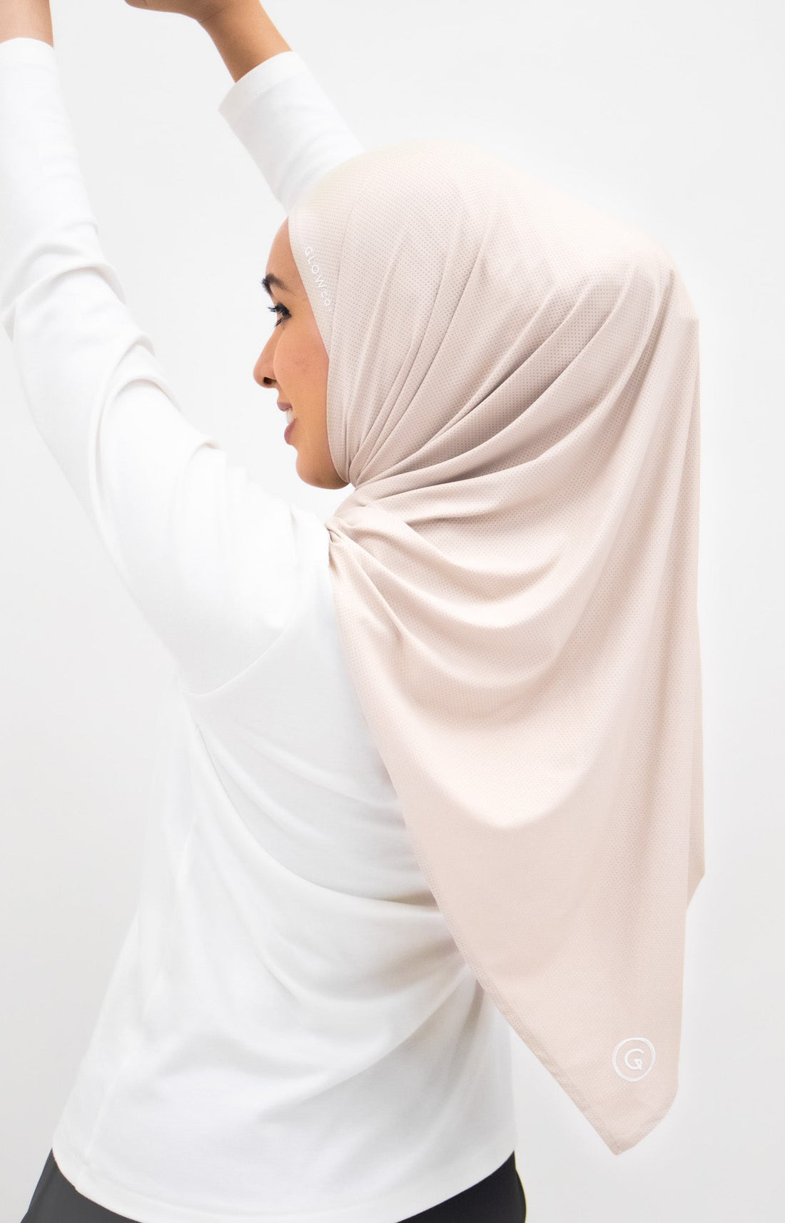 Sports Hijabs GLOWco Exclusive Air Mesh Tri Scarf