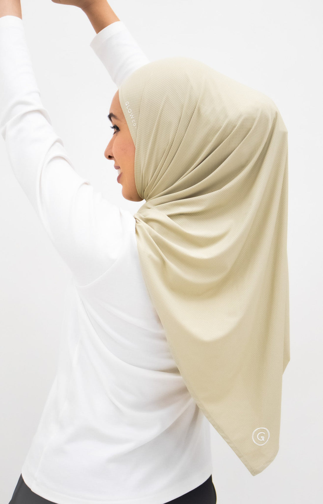 Sports Hijabs GLOWco Exclusive Air Mesh Tri Scarf