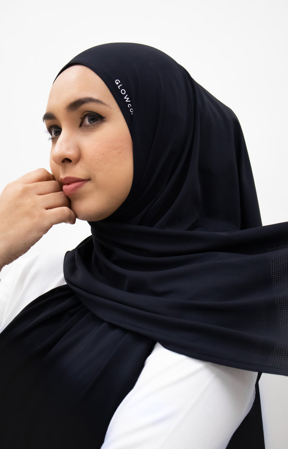 Sports Hijabs GLOWco Exclusive Air Mesh Tri Scarf
