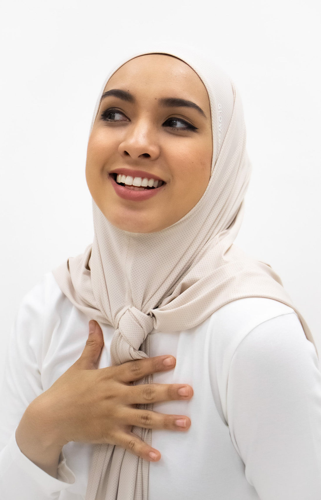 Sports Hijabs GLOWco Exclusive Air Mesh Tri Scarf