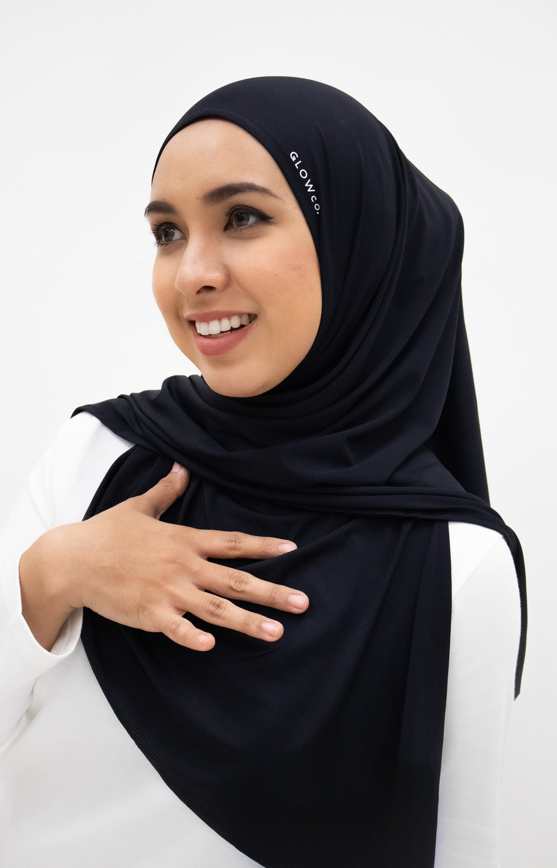 Sports Hijabs GLOWco Exclusive Air Mesh Tri Scarf