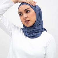 Sports Hijabs GLOWco Exclusive Air Waffle Instant Tri Scarf (With Inner)