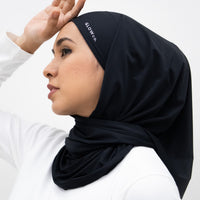 Sports Hijabs GLOWco Exclusive Air Waffle Instant Tri Scarf (With Inner)