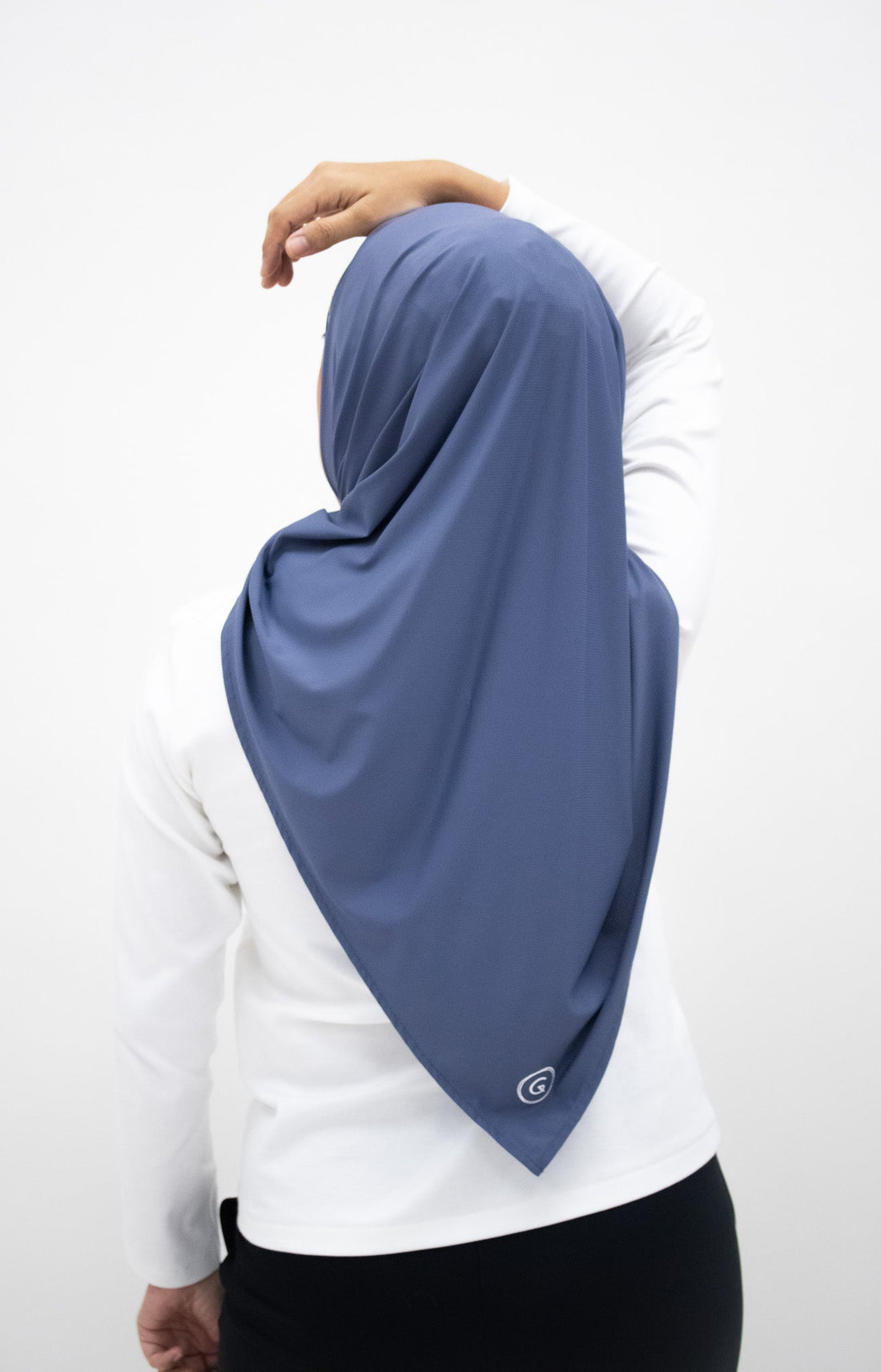 Sports Hijabs GLOWco Exclusive Air Waffle Instant Tri Scarf (With Inner)