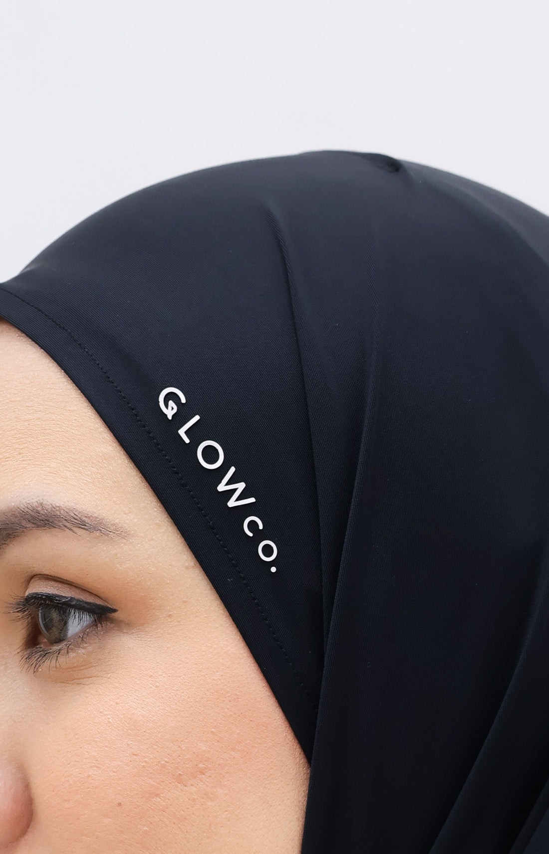 Swimwear GLOWco Exclusive AquaGrip Swim Tri Scarf in Black