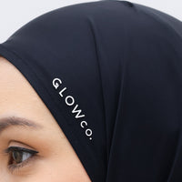 Swimwear GLOWco Exclusive AquaGrip Swim Tri Scarf in Black