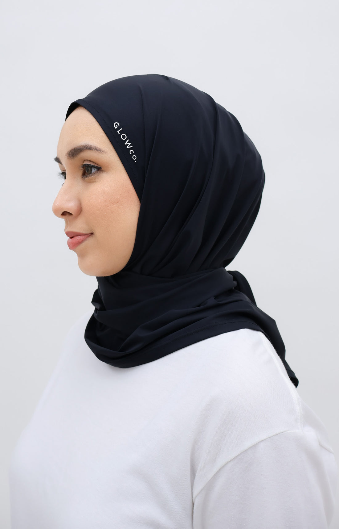 Swimwear GLOWco Exclusive AquaGrip Swim Tri Scarf in Black