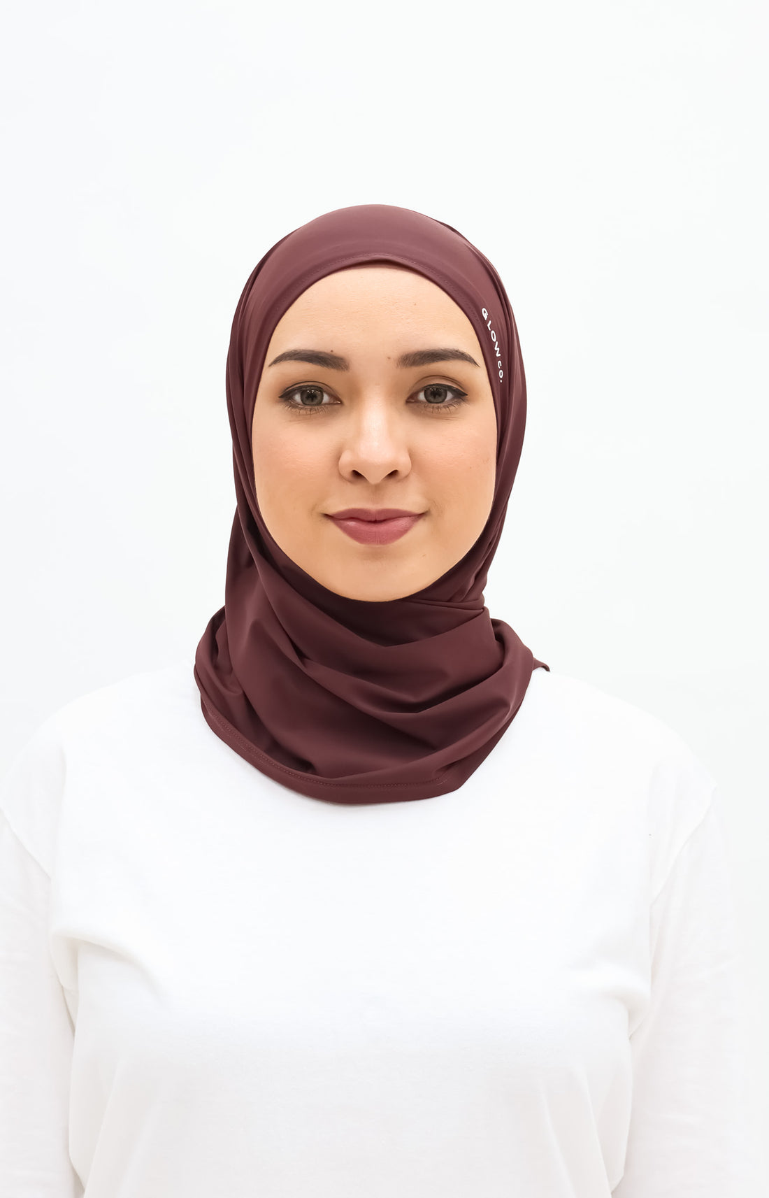 Swimwear GLOWco Exclusive AquaGrip Swim Tri Scarf in Wine Red