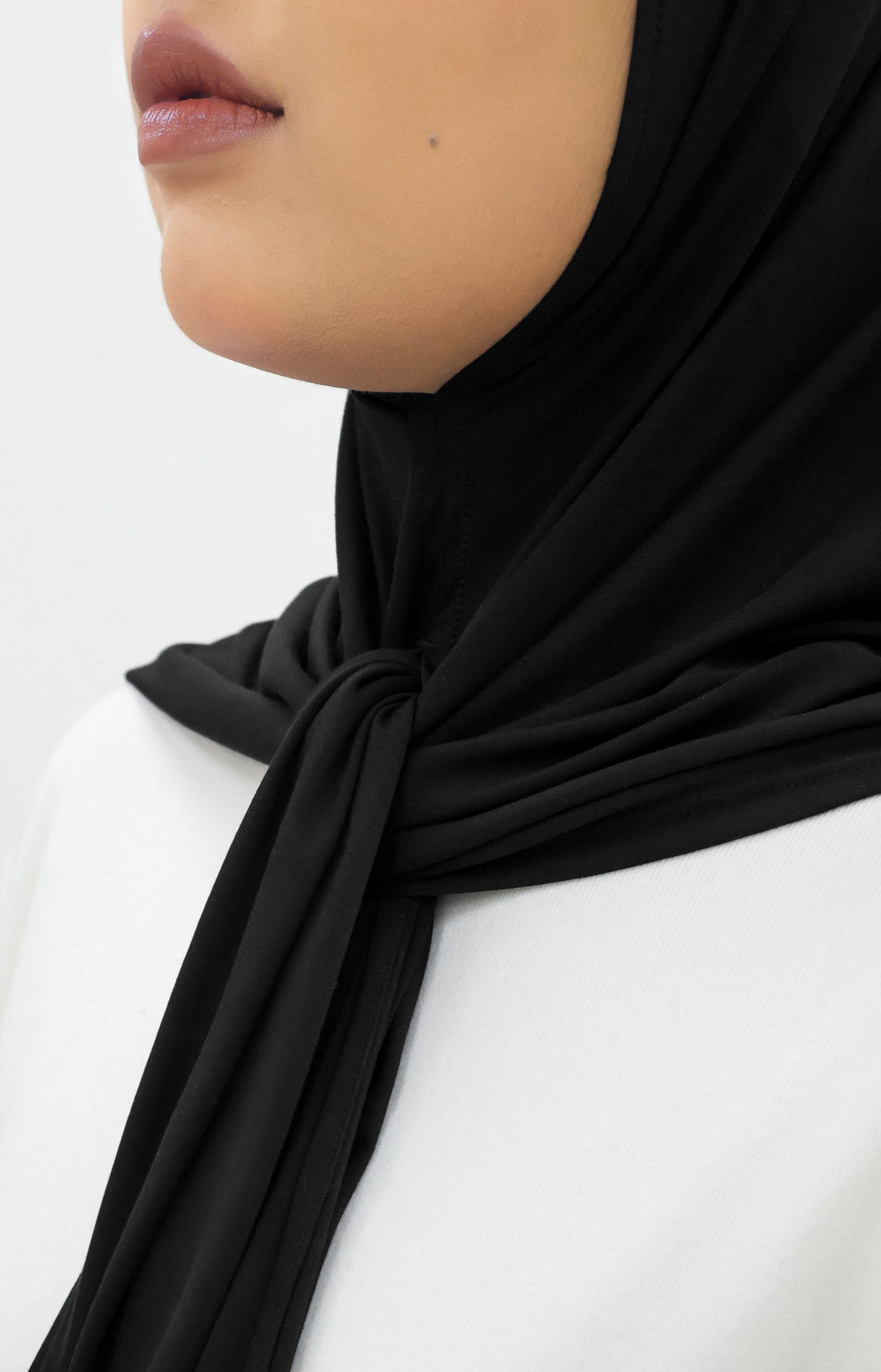 Everyday Hijabs GLOWco Exclusive Bamboo Butterfly Tri Scarf in Black