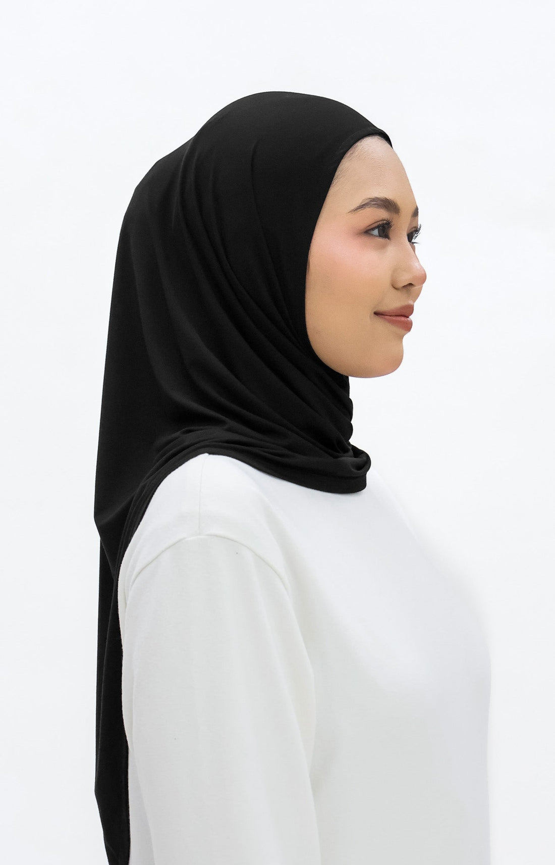 Everyday Hijabs GLOWco Exclusive Bamboo Butterfly Tri Scarf in Black