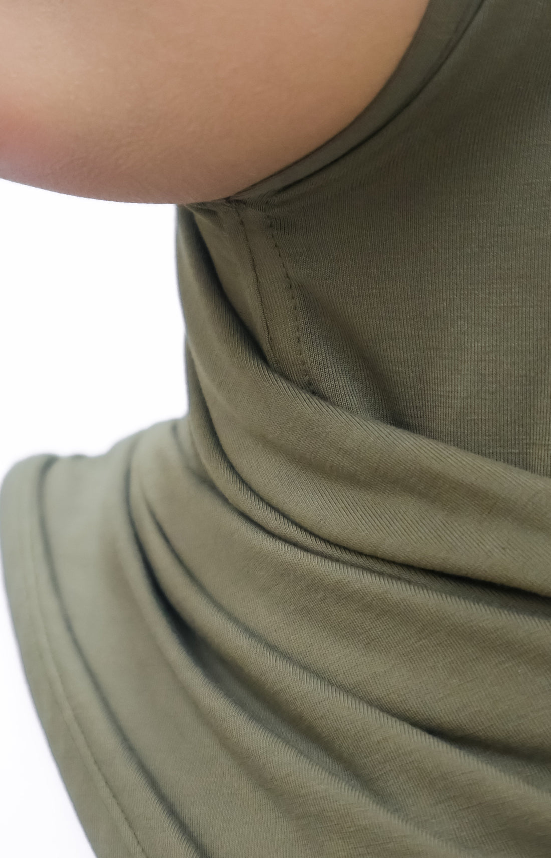 Everyday Hijabs GLOWco Exclusive Bamboo Butterfly Tri Scarf in Olive