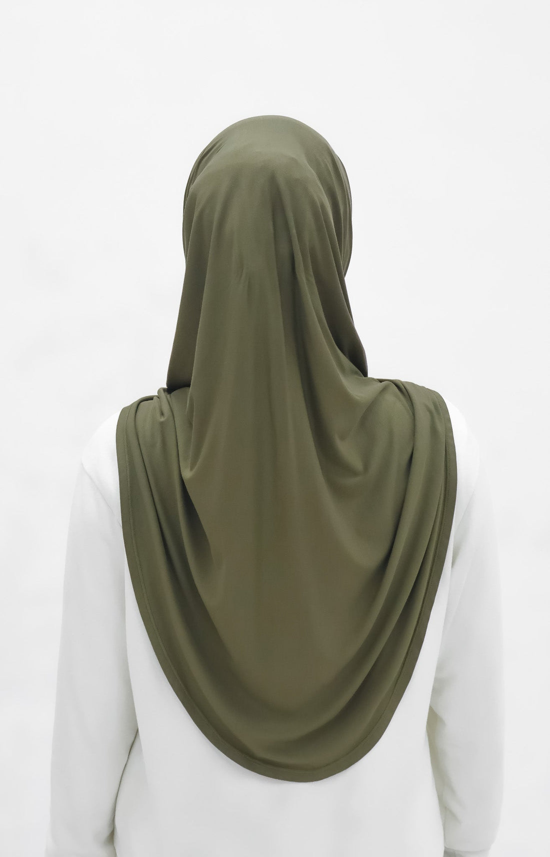 Everyday Hijabs GLOWco Exclusive Bamboo Butterfly Tri Scarf in Olive