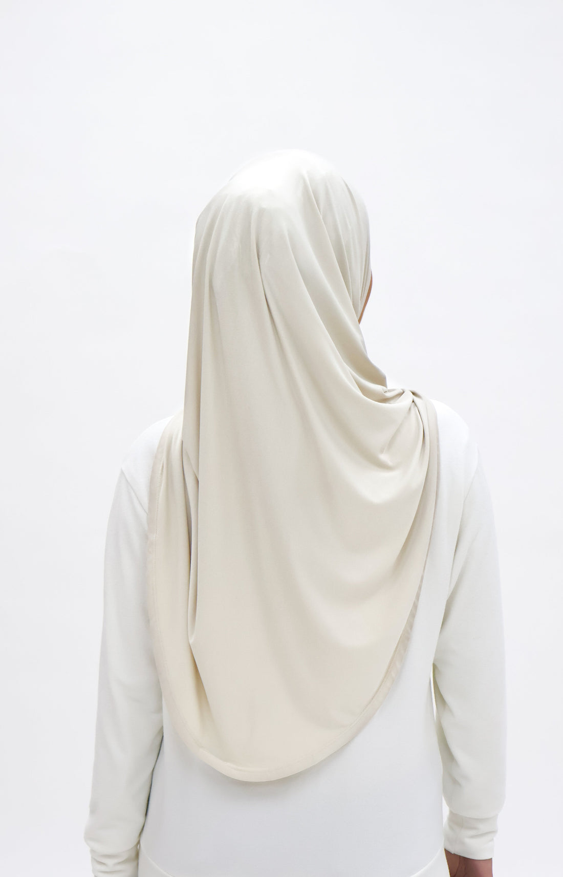 Everyday Hijabs GLOWco Exclusive Bamboo Butterfly Tri Scarf in Oyster