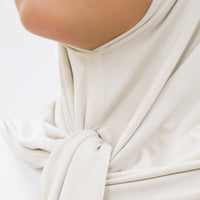 Everyday Hijabs GLOWco Exclusive Bamboo Butterfly Tri Scarf in Oyster