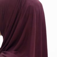 Everyday Hijabs GLOWco Exclusive Bamboo Butterfly Tri Scarf in Plum