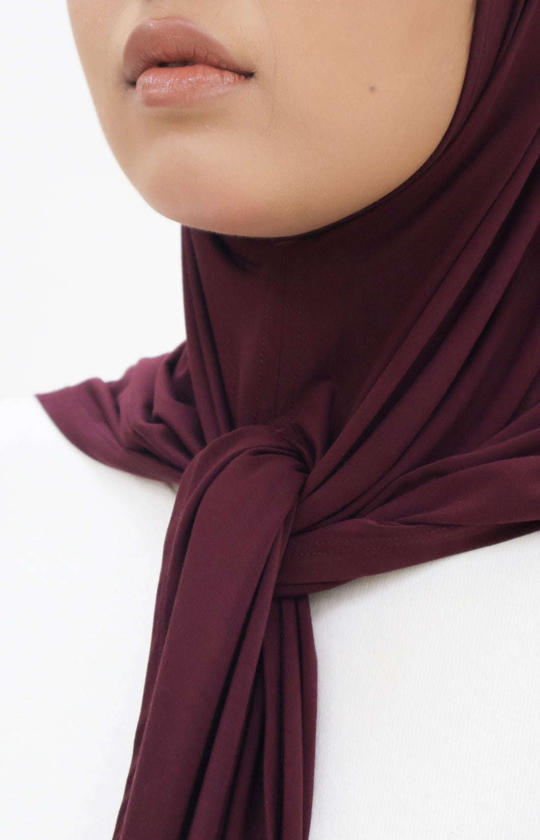Everyday Hijabs GLOWco Exclusive Bamboo Butterfly Tri Scarf in Plum