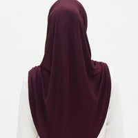 Everyday Hijabs GLOWco Exclusive Bamboo Butterfly Tri Scarf in Plum