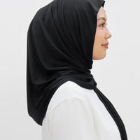 Everyday Hijabs GLOWco Exclusive Bamboo Lazy Shawl in Black