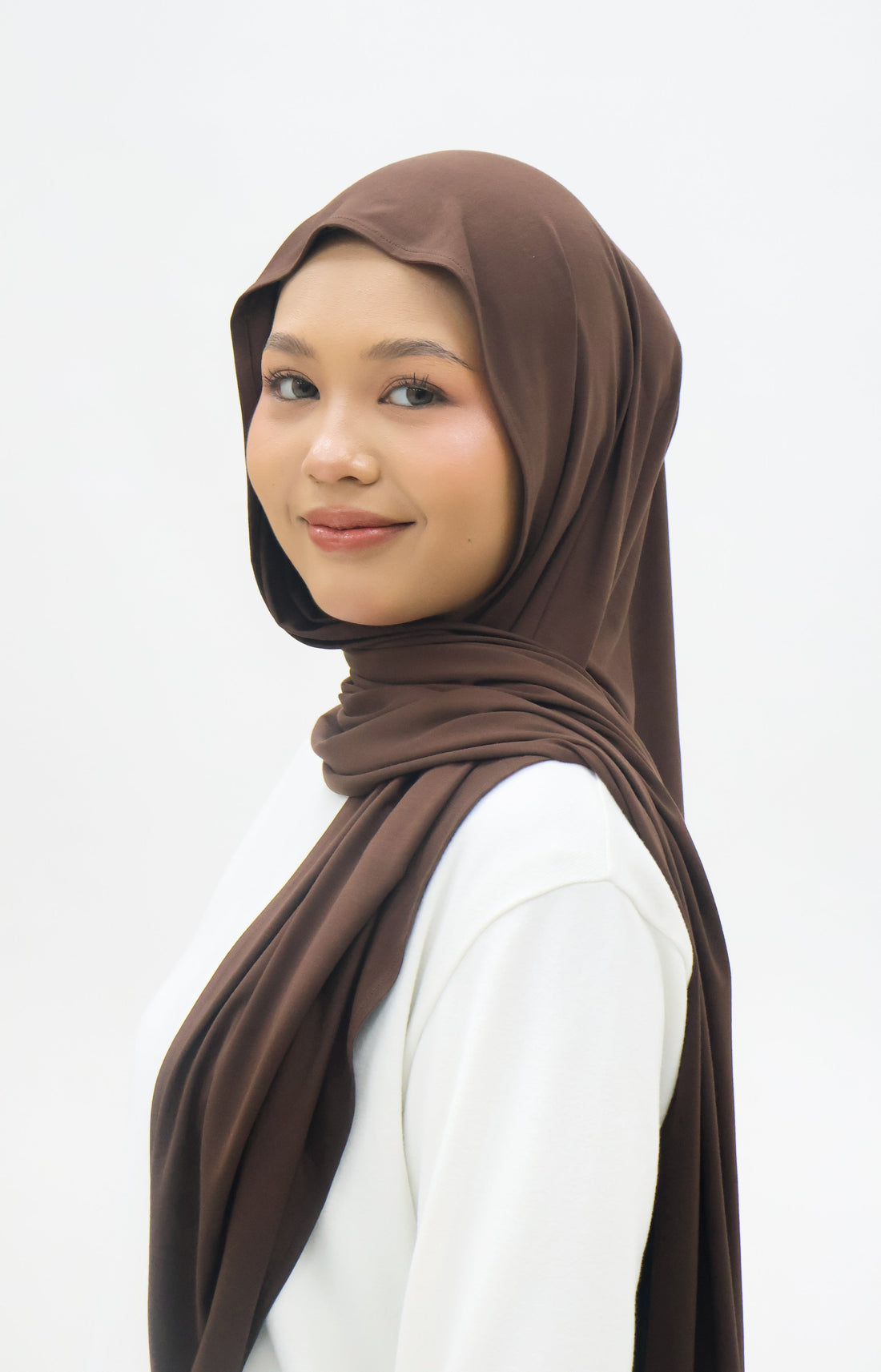 Everyday Hijabs GLOWco Exclusive Bamboo Lazy Shawl in Oak