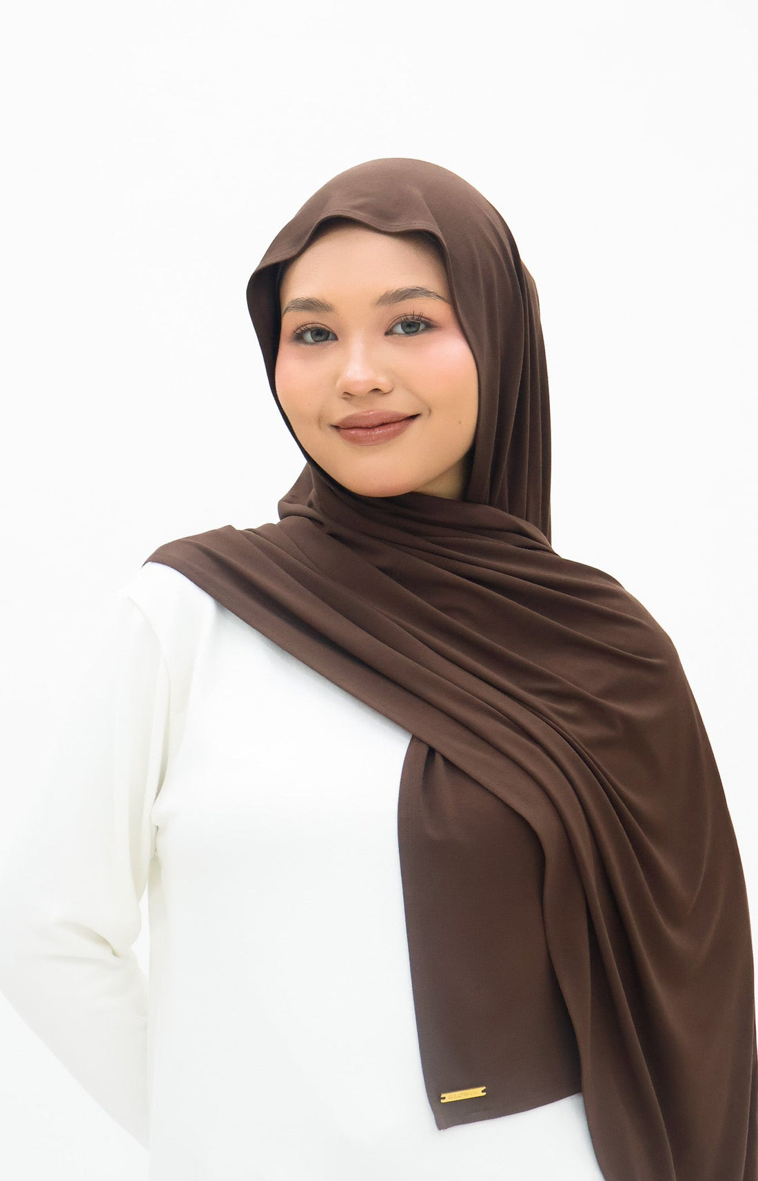 Everyday Hijabs GLOWco Exclusive Bamboo Lazy Shawl in Oak